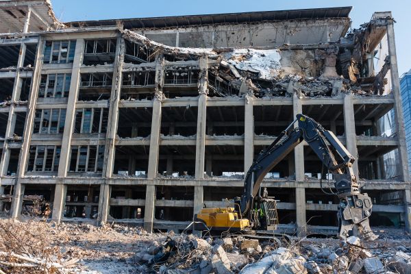 Commercial Building Demolition in Turlock