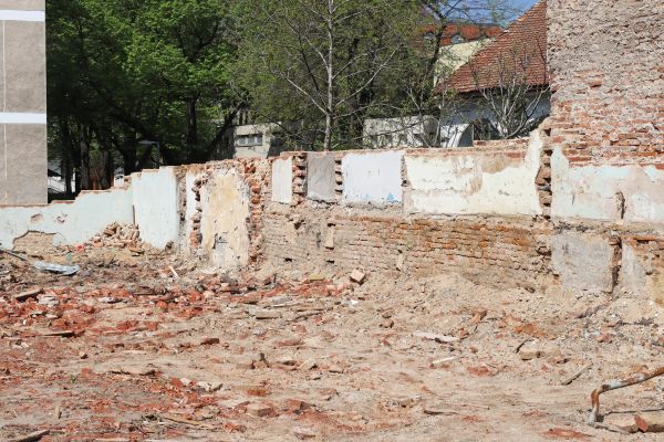 Brick Wall Demolition in Turlock