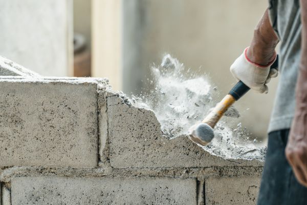 Block Wall Demolition in Turlock